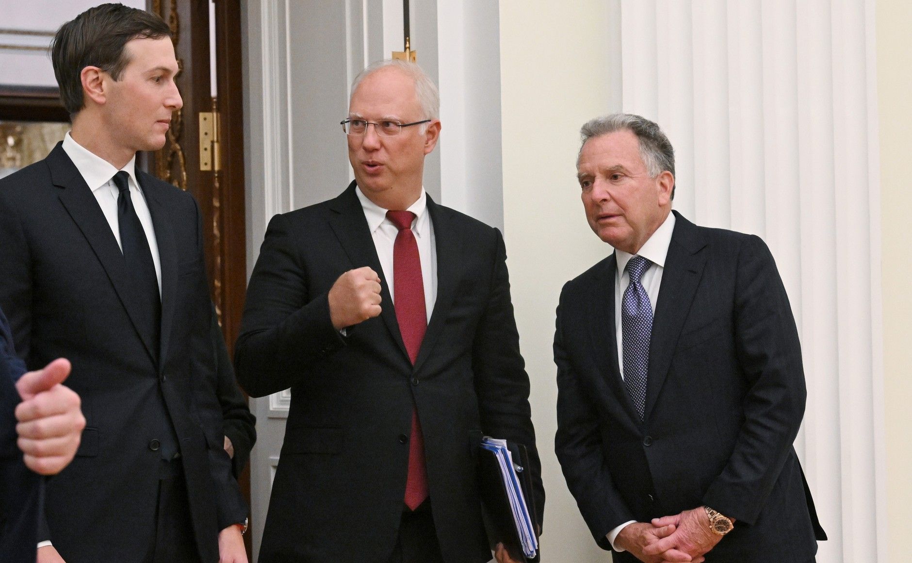 Представники американської та російської переговорних груп: Кушнер, Дмитрієв, Віткофф