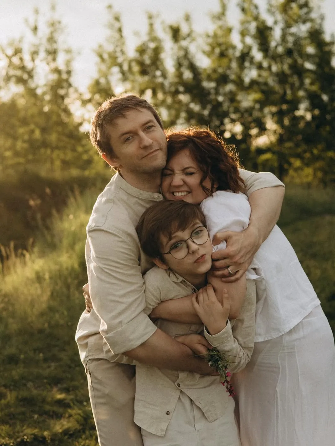 Оля Цибульская с мужем и сыном Оля Цибульская с мужем и сыном