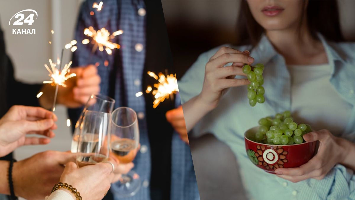 В какой стране принято съедать 12 виноградин в новогоднюю ночь В какой стране принято съедать 12 виноградин в новогоднюю ночь