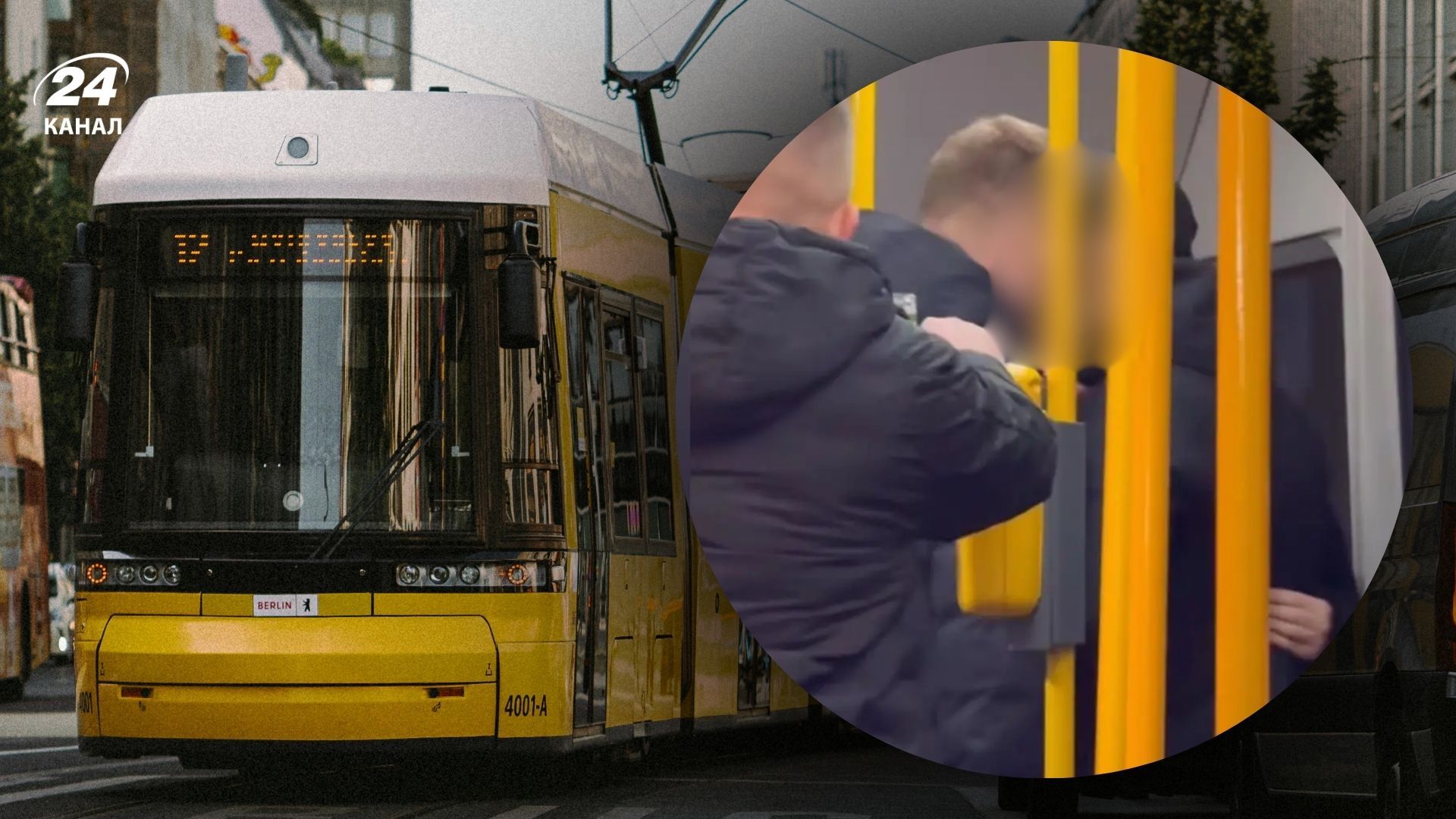 Напад на українця в трамваї Познані Напад на українця в трамваї Познані