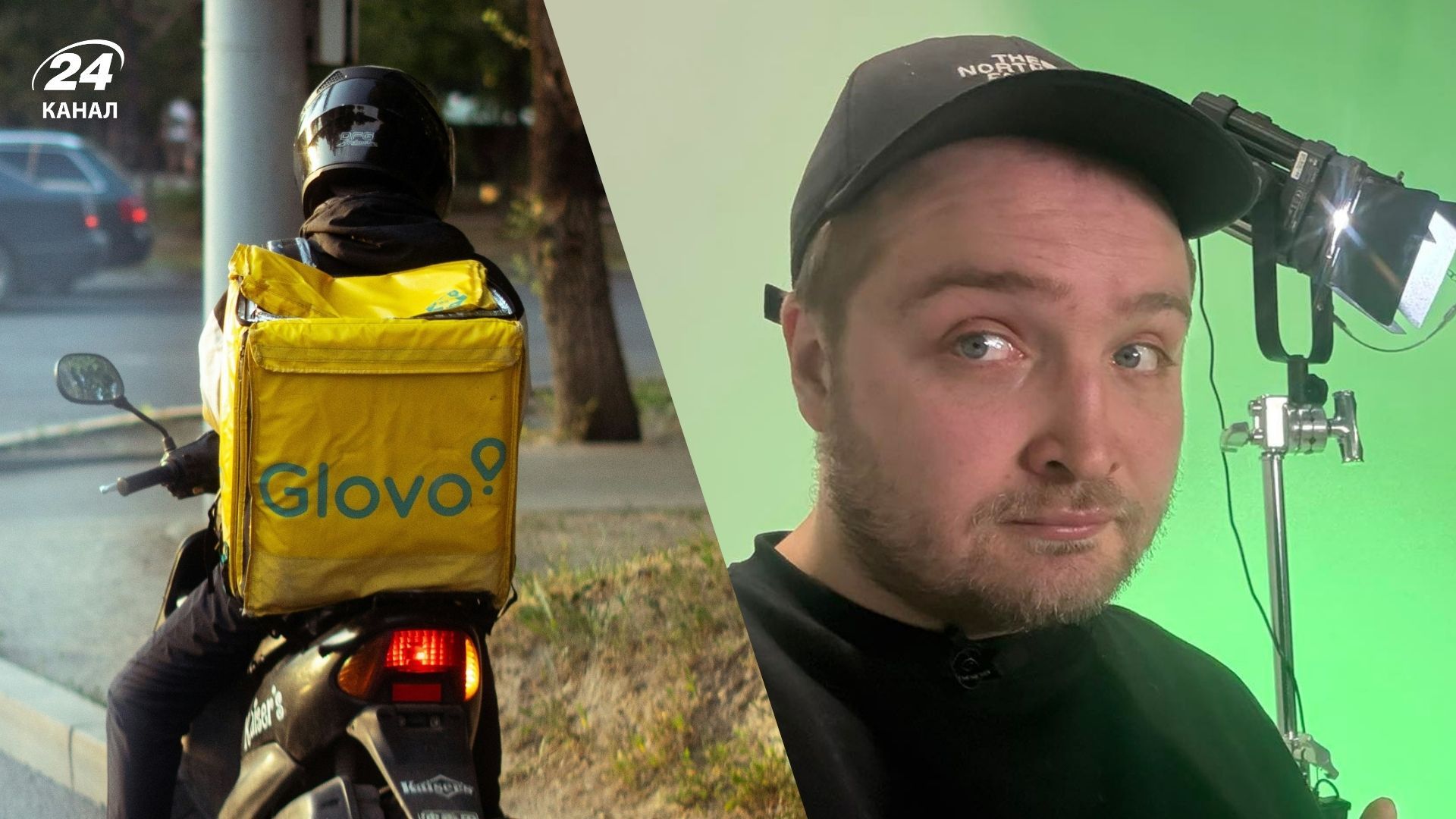Курьер Glovo избил отца блогера Степанца Курьер Glovo избил отца блогера Степанца