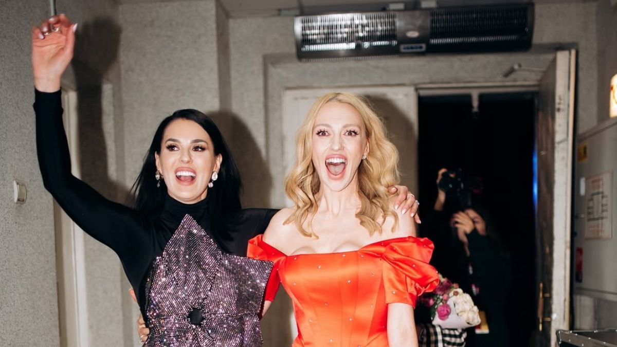 Маша Єфросиніна та Оля Полякова Маша Єфросиніна та Оля Полякова