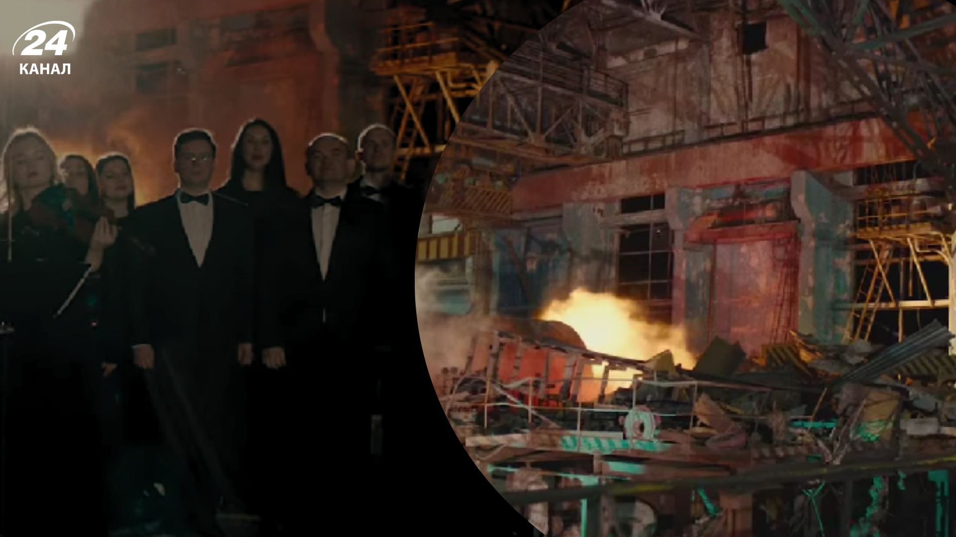 "Щедрик" пролунав на одній зі зруйнованих теплоелектростанцій ДТЕК "Щедрик" пролунав на одній зі зруйнованих теплоелектростанцій ДТЕК