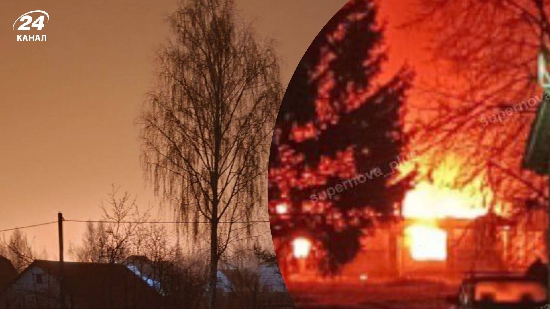 Дрон, вероятно, поразил склад с оружием в Новозыбкове