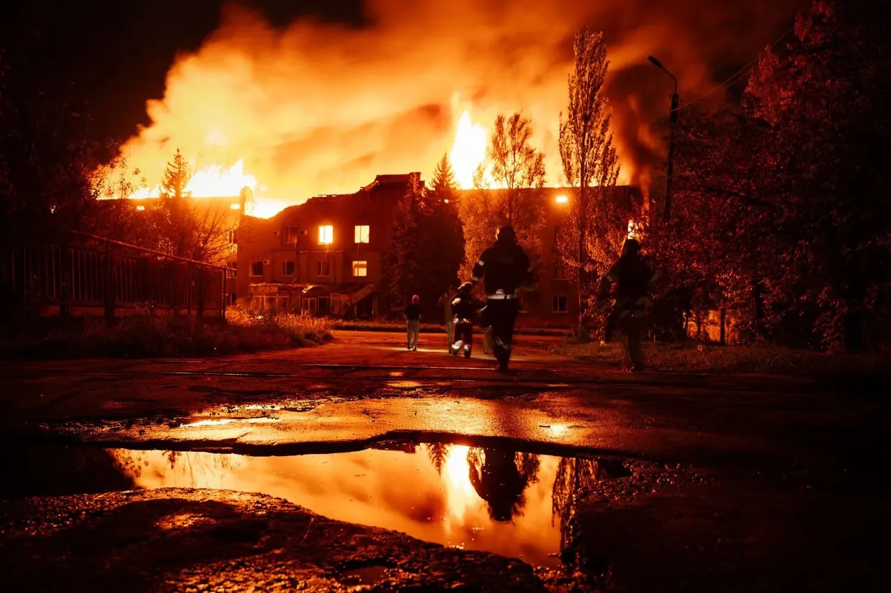 Страшна пожежа у Слов'янську Страшна пожежа у Слов'янську