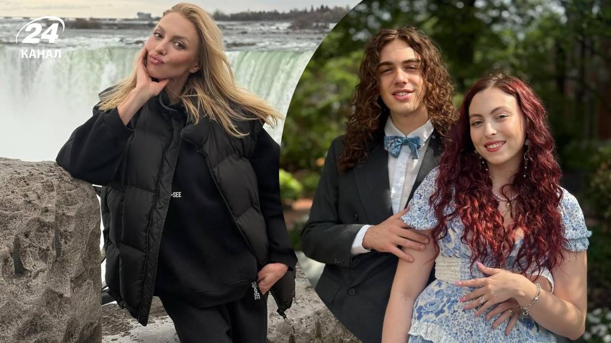 Оля Полякова, ее дочь и зять