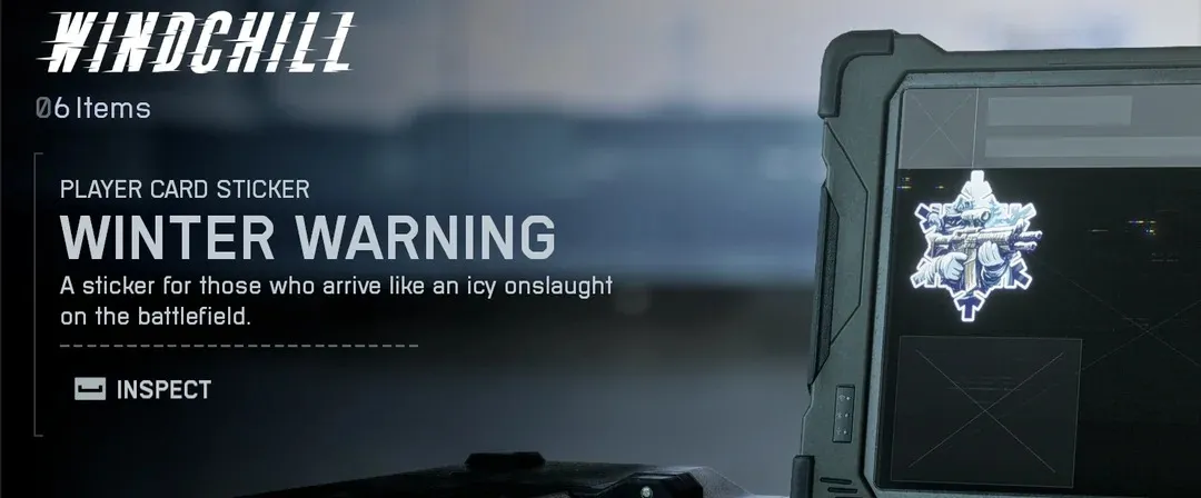 Стікер Winter Warning