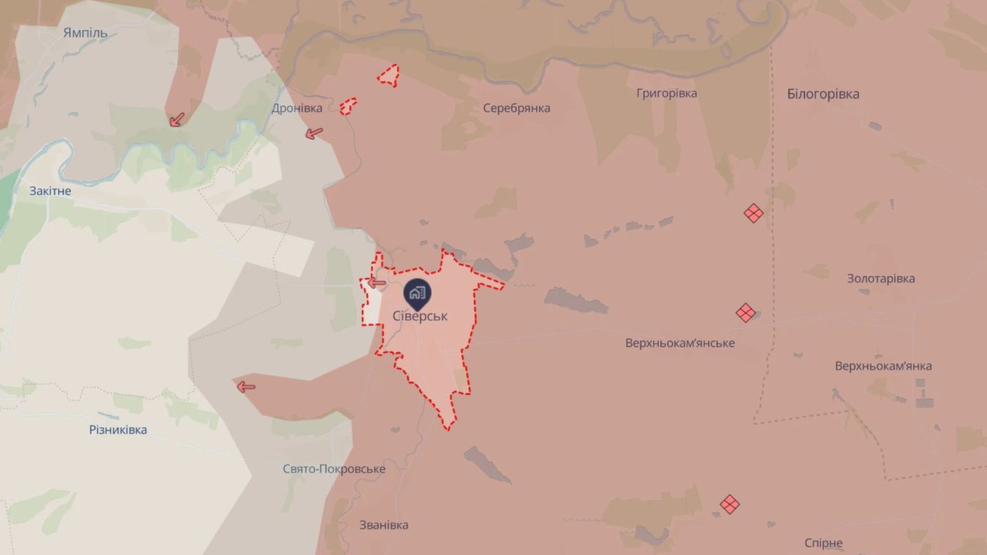 ВСУ вышли из Северска - где этот город на карте - новости Украины