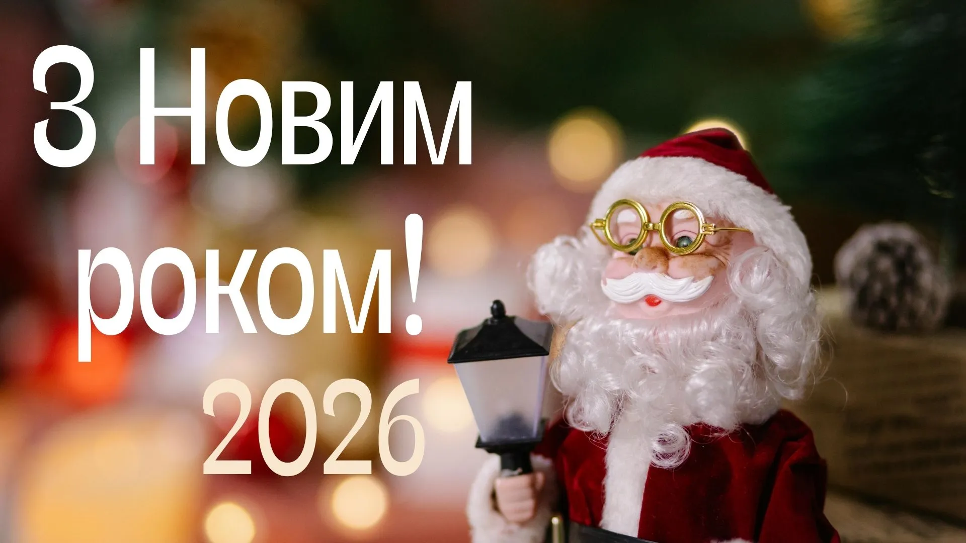 Листівка з новим роком 2026 - вітальні картинки