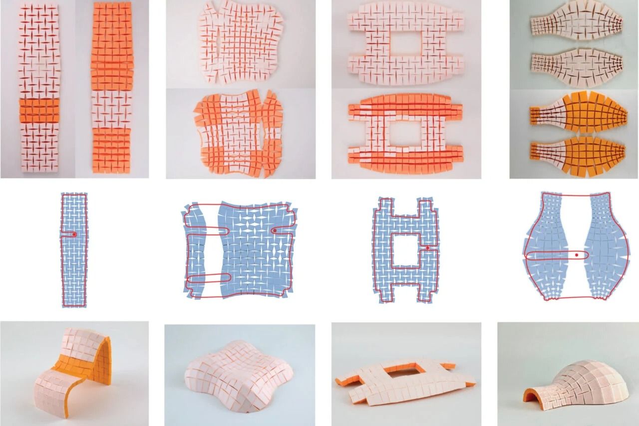 Одно движение нити придает плоской структуре любую форму Одно движение нити придает плоской структуре любую форму