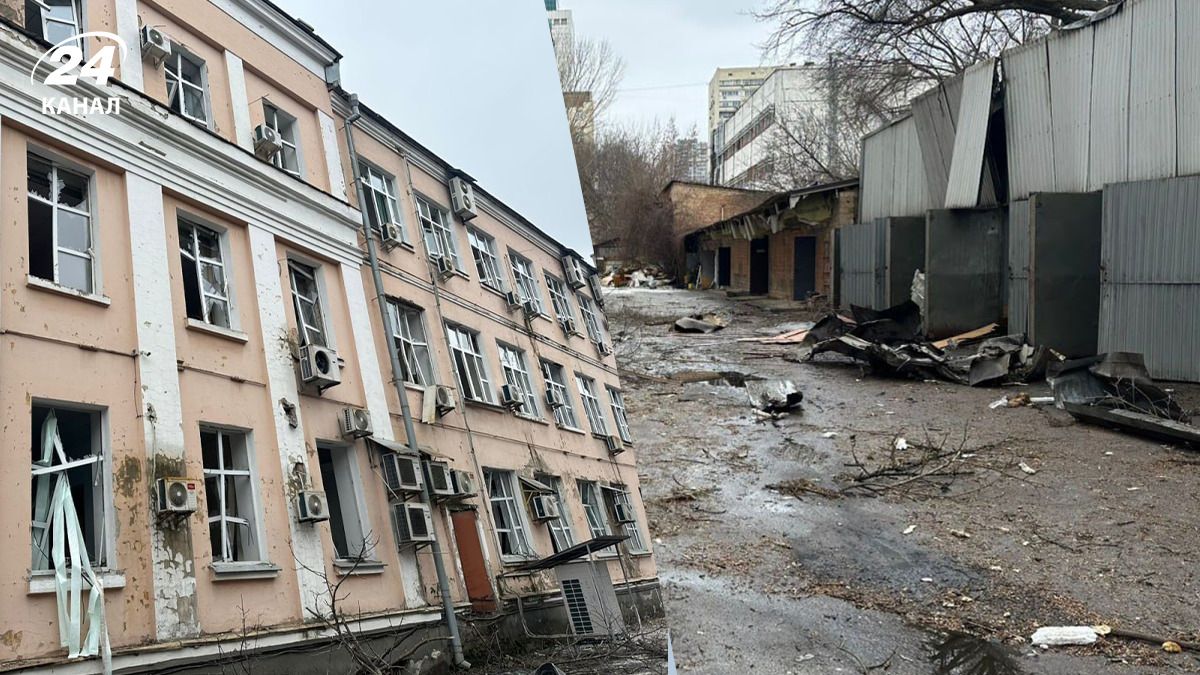 У Києві пошкоджено одну з адмінбудівель Міносвіти У Києві пошкоджено одну з адмінбудівель Міносвіти