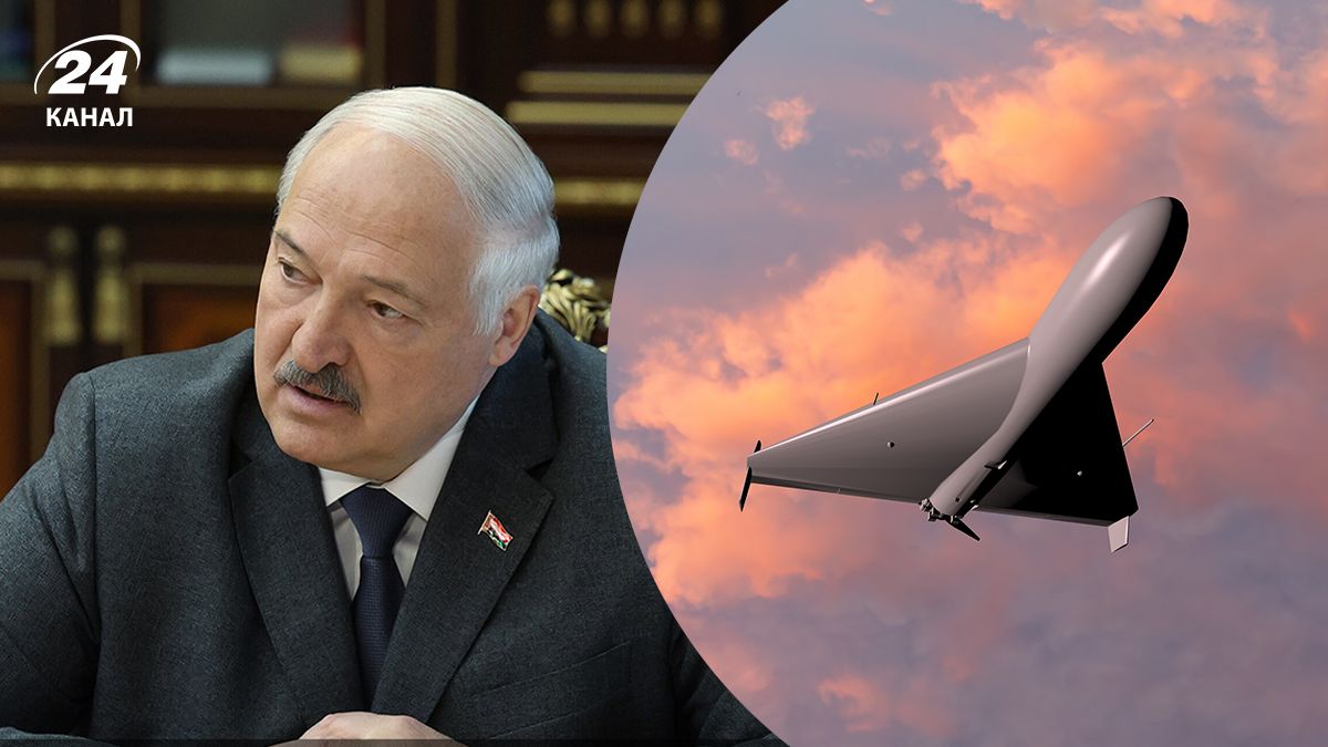 Білоруський диктатор Лукашенко, дрон-камікадзе Білоруський диктатор Лукашенко, дрон-камікадзе
