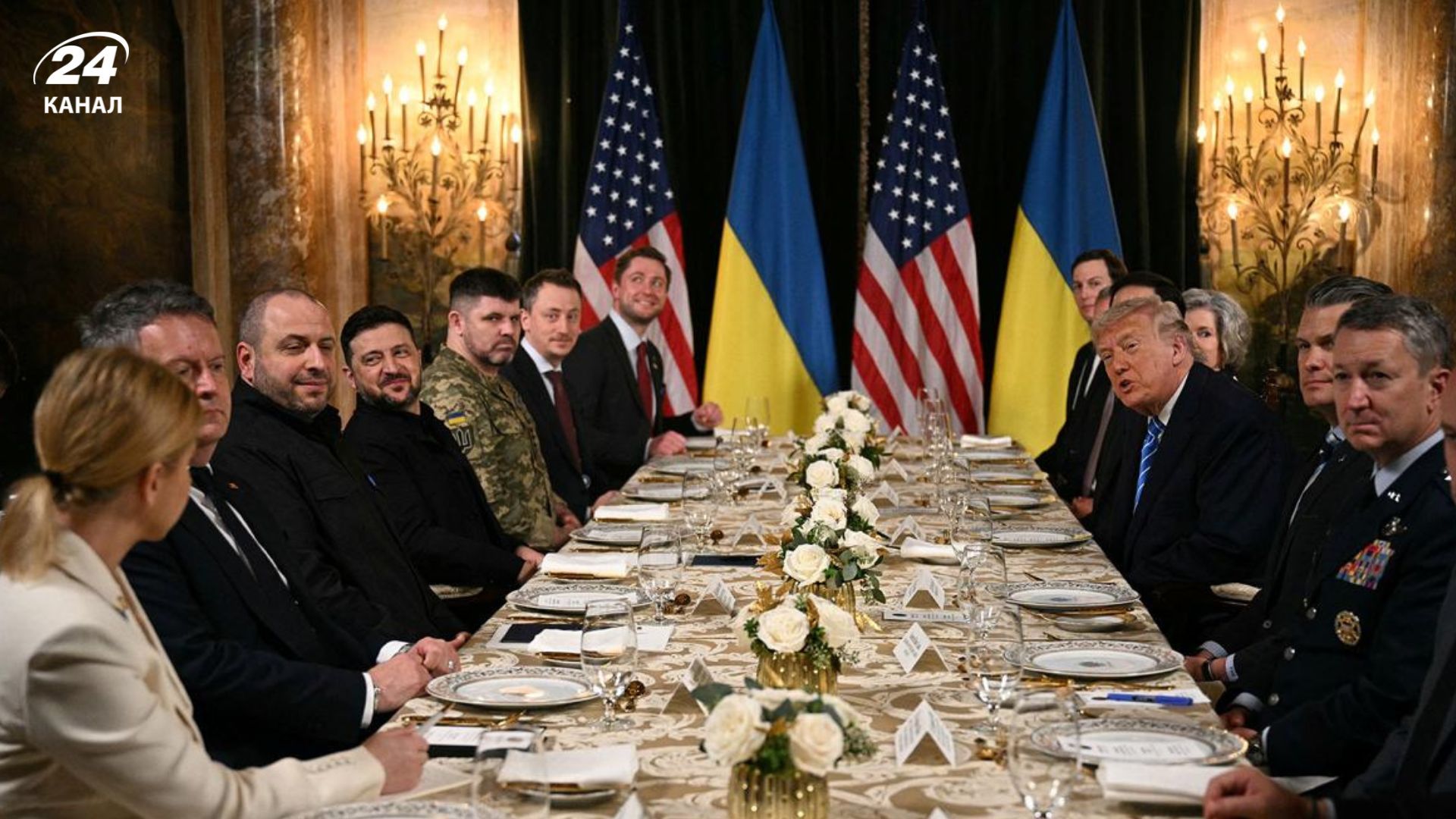 Переговори Зеленського і Трампа стартували за обіднім столом