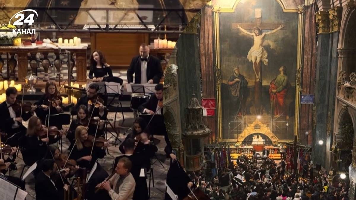 Симфонічний оркестр виконав колядку Ой як же було у Гарнізонному храмі