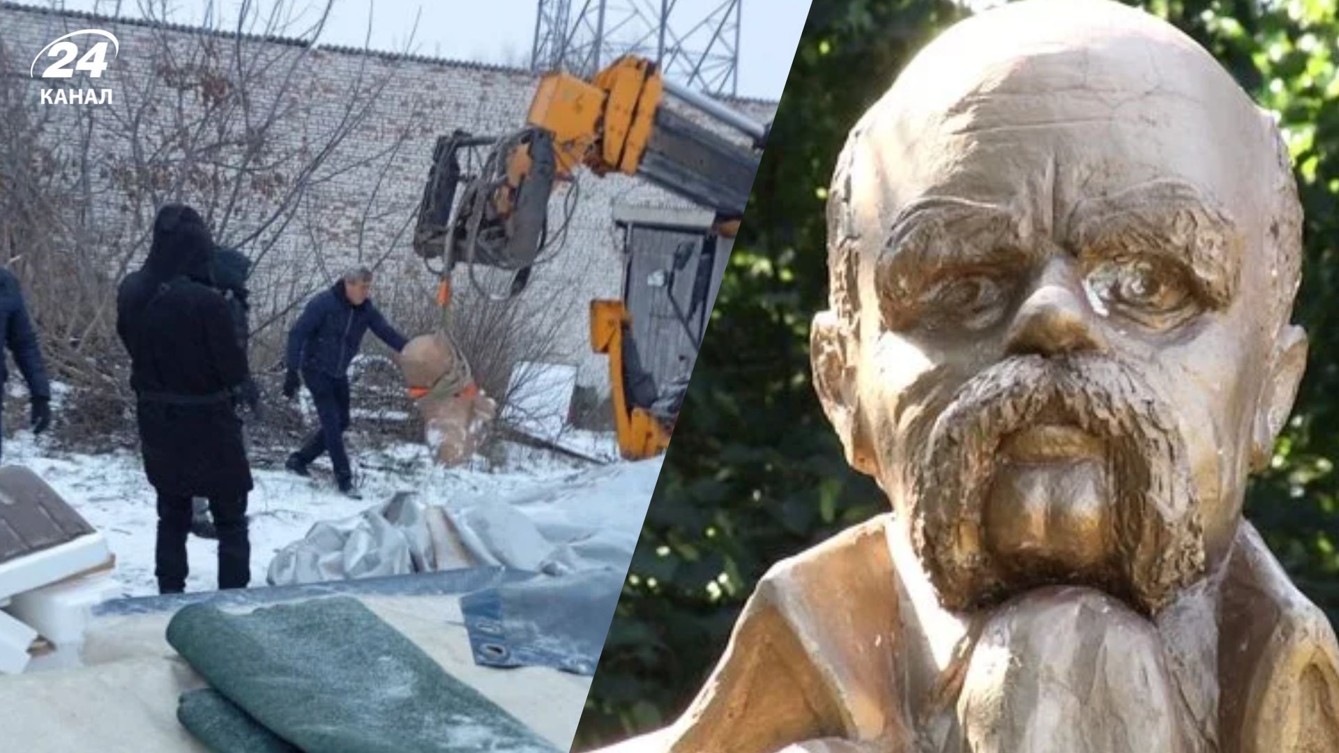 На Житомирщині перевезли ексклюзивний пам'ятник до музею На Житомирщині перевезли ексклюзивний пам'ятник до музею