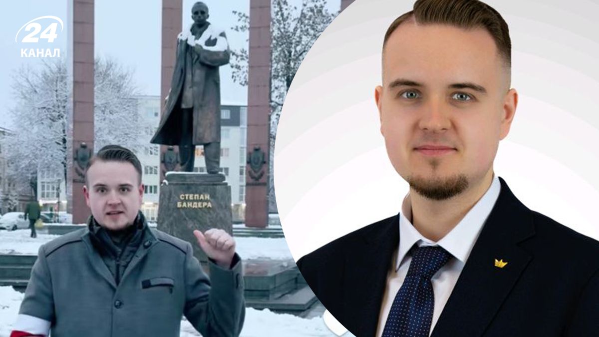 Якуб Клімас у Львові засудив пам'ятник Бандері - обурливе відео - новини України Якуб Клімас у Львові засудив пам'ятник Бандері - обурливе відео - новини України