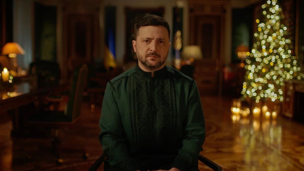 Новорічне привітання Володимира Зеленського 1 січня 2026 Новорічне привітання Володимира Зеленського 1 січня 2026