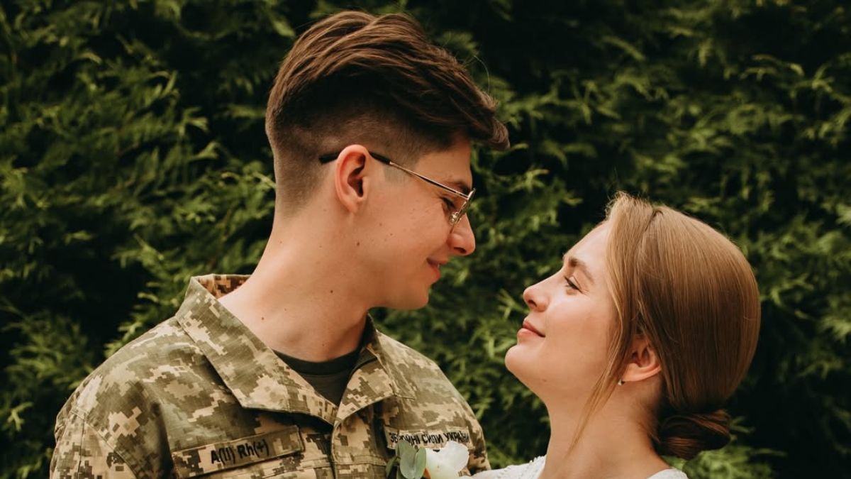 Мелания Подоляк с мужем Мелания Подоляк с мужем