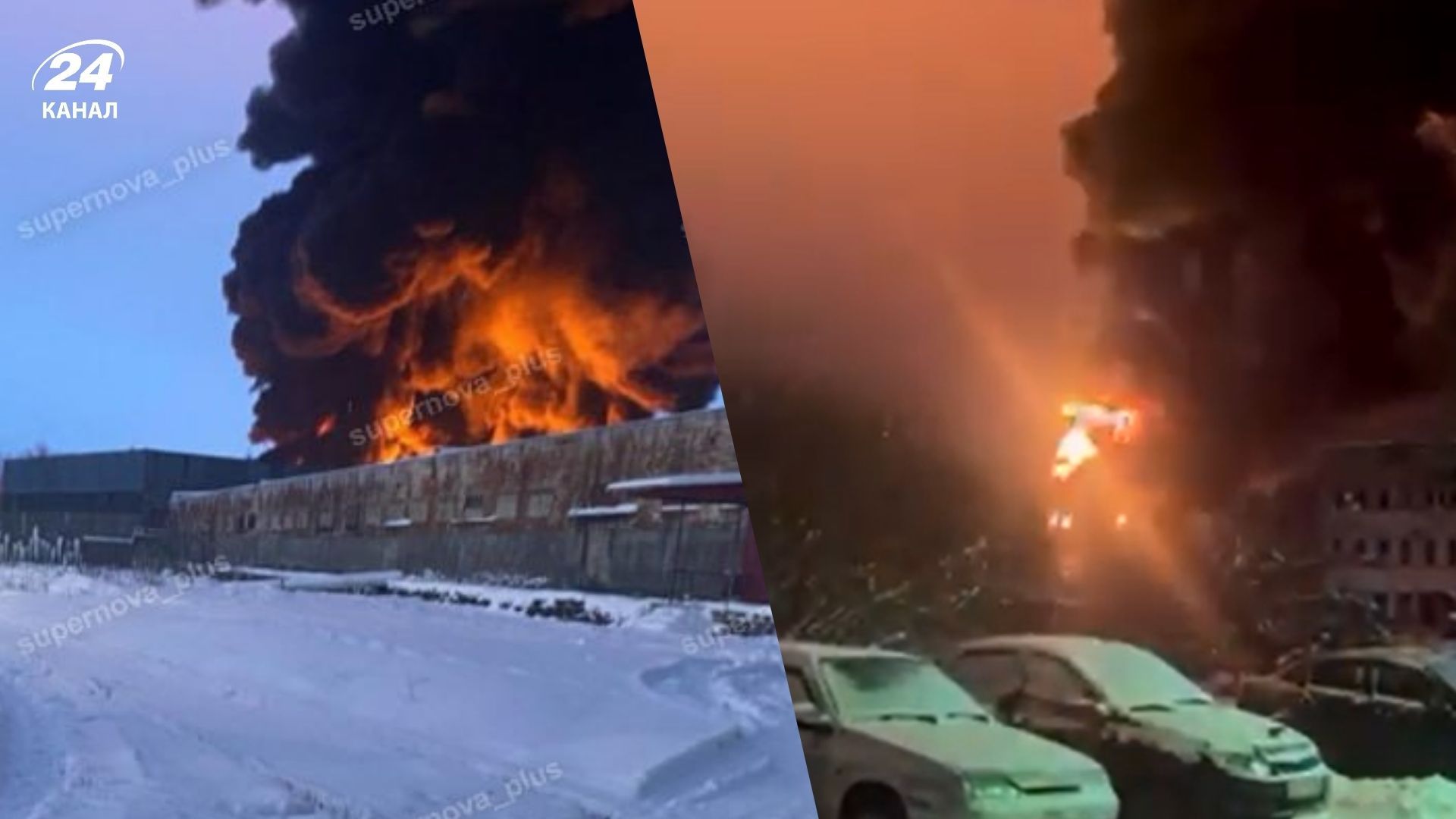 СБУ атакувала нафтобазу у Ярославській області СБУ атакувала нафтобазу у Ярославській області