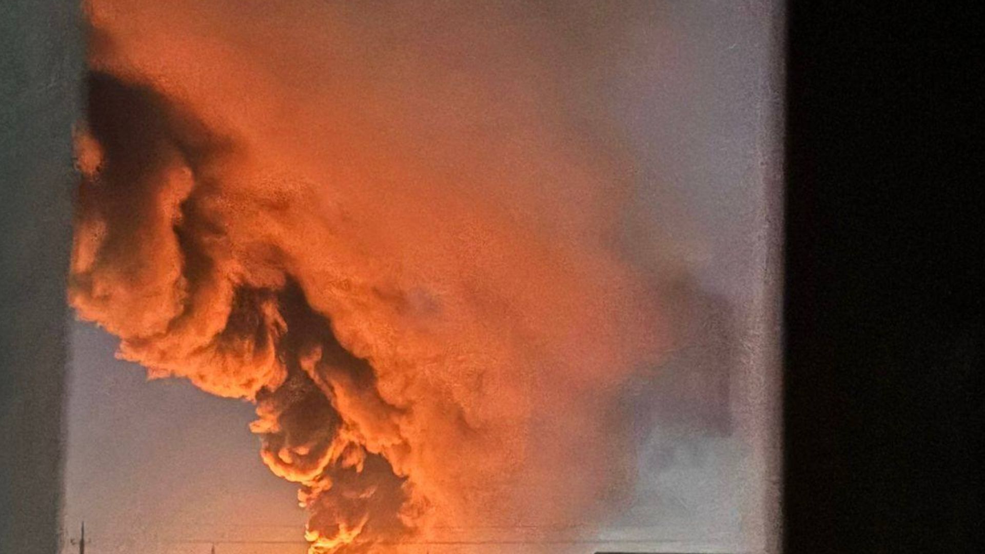 Пожар в Луцке