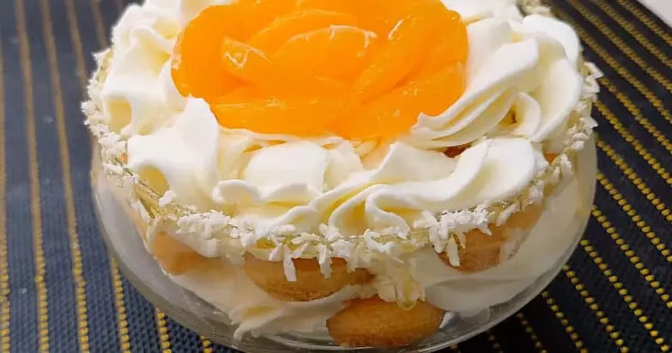 Шикарний мандариновий десерт 