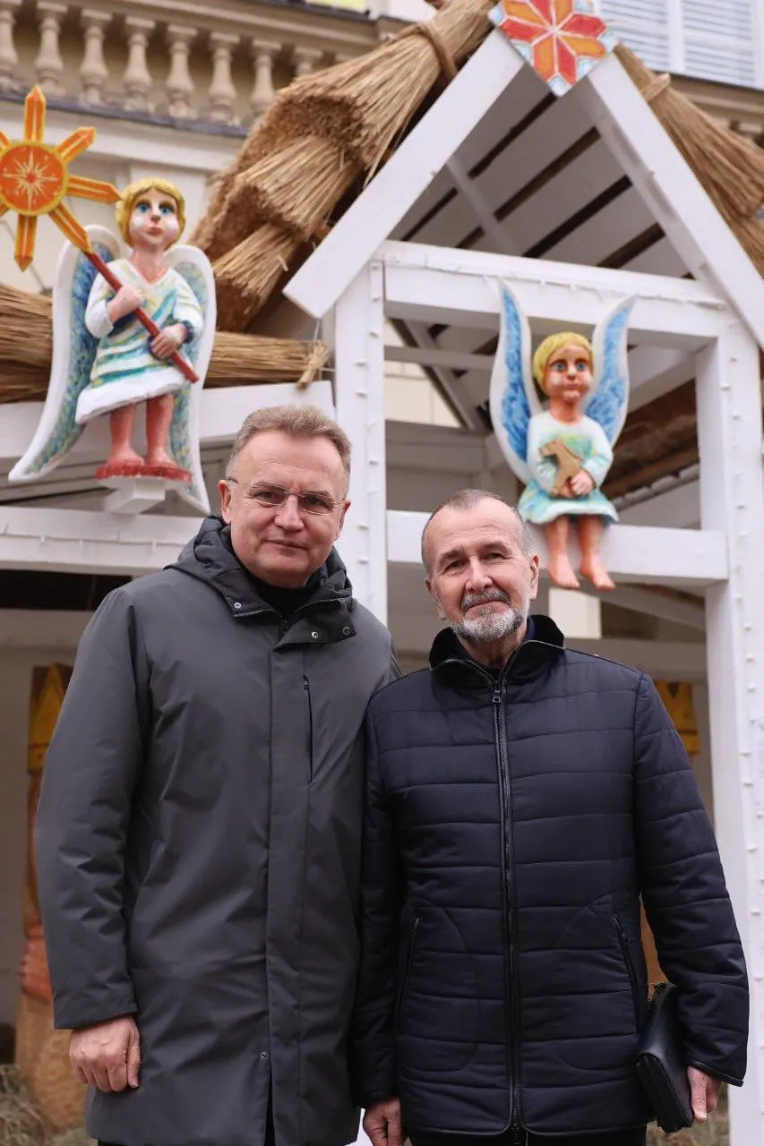 Садовий з ексмером Херсона Володимиром Миколаєнком Садовий з ексмером Херсона Володимиром Миколаєнком