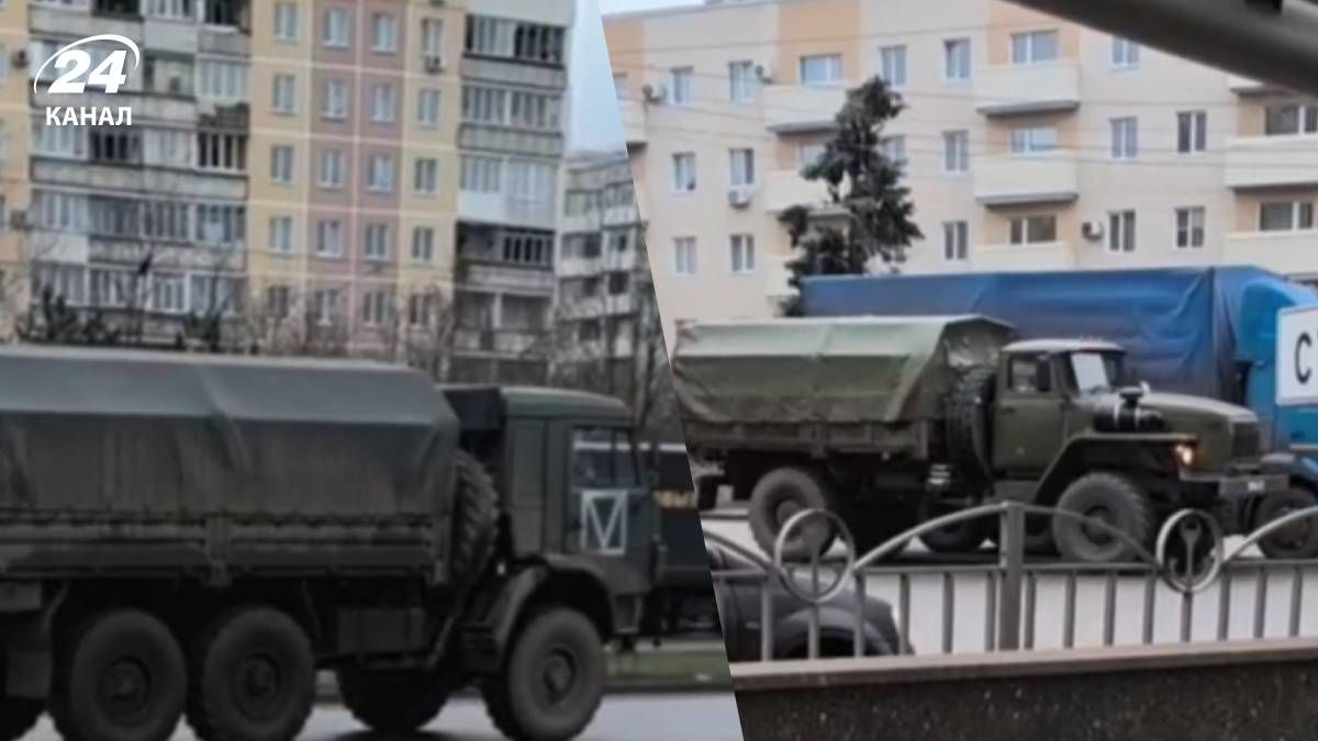 Росіяни продовжують перекидати техінку через окупований Маріуполь Росіяни продовжують перекидати техінку через окупований Маріуполь