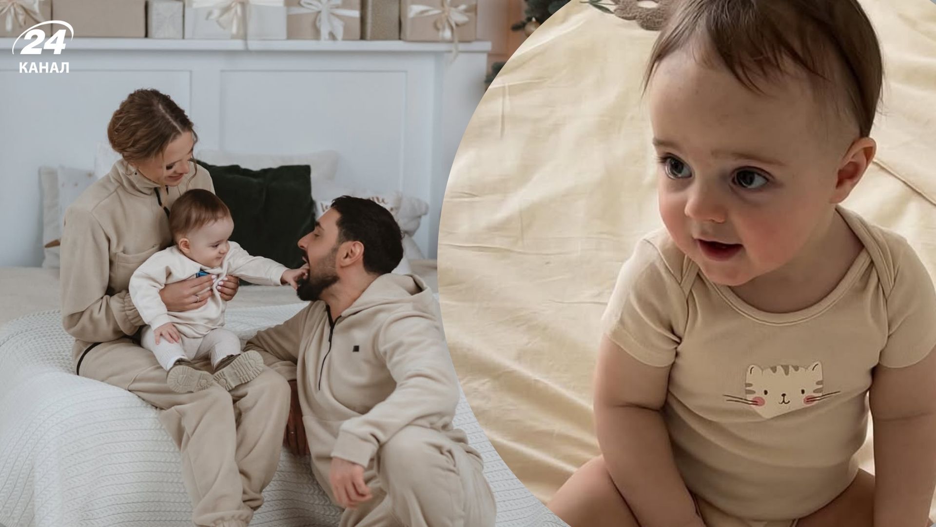 Юлія Бакуменко з Віталієм Козловським та сином Юлія Бакуменко з Віталієм Козловським та сином