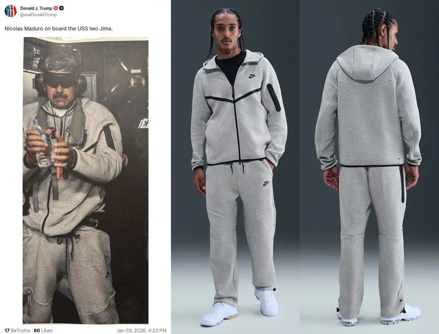 Спортивний костюм Мадуро - що відомо про Nike Tech Fleece Спортивний костюм Мадуро - що відомо про Nike Tech Fleece