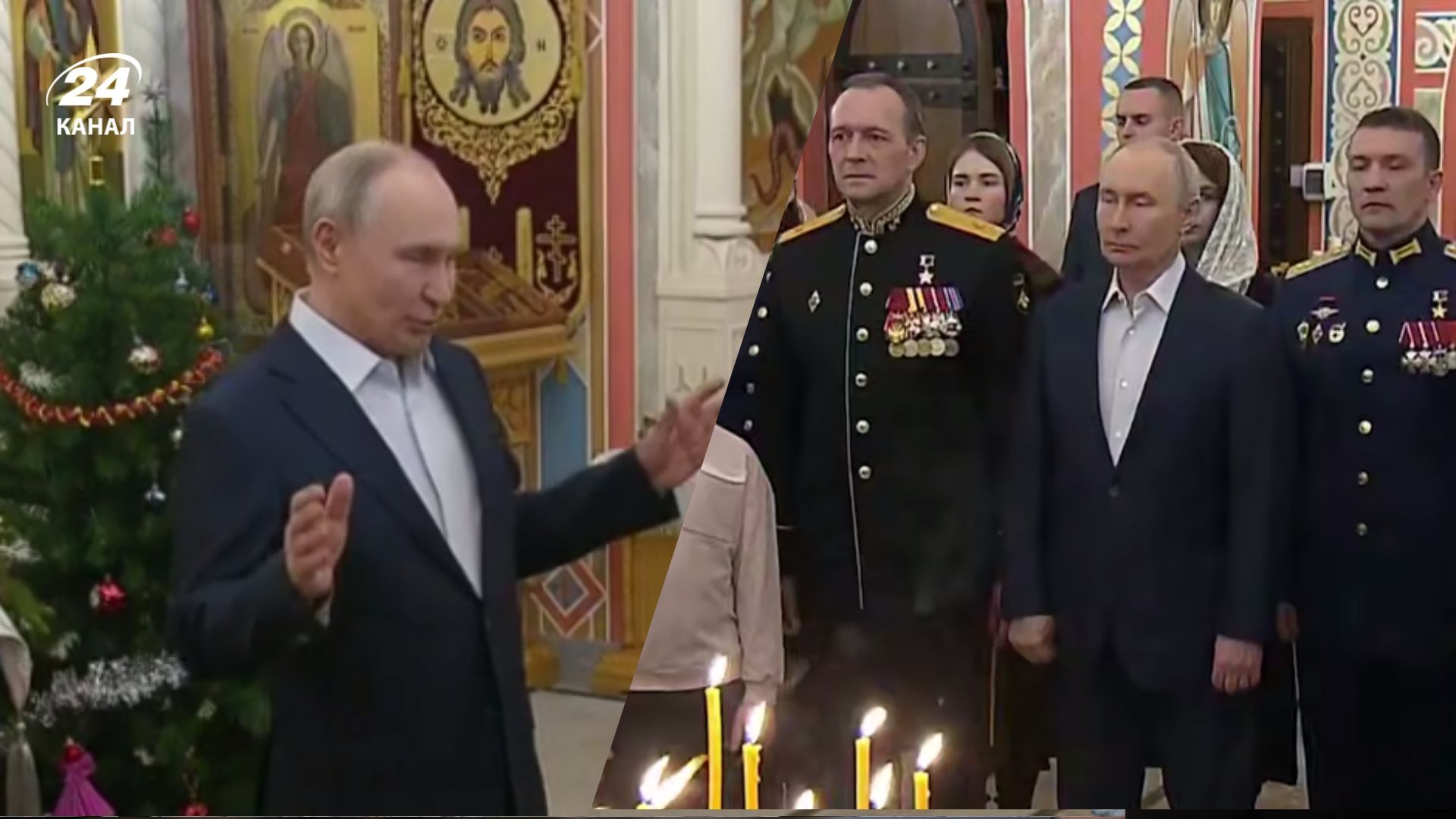 Путин поздравил россиян с Рождеством Путин поздравил россиян с Рождеством