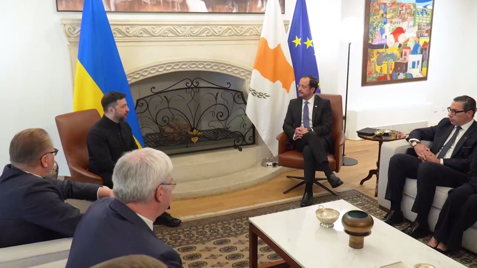 Зеленський прибув на Кіпр