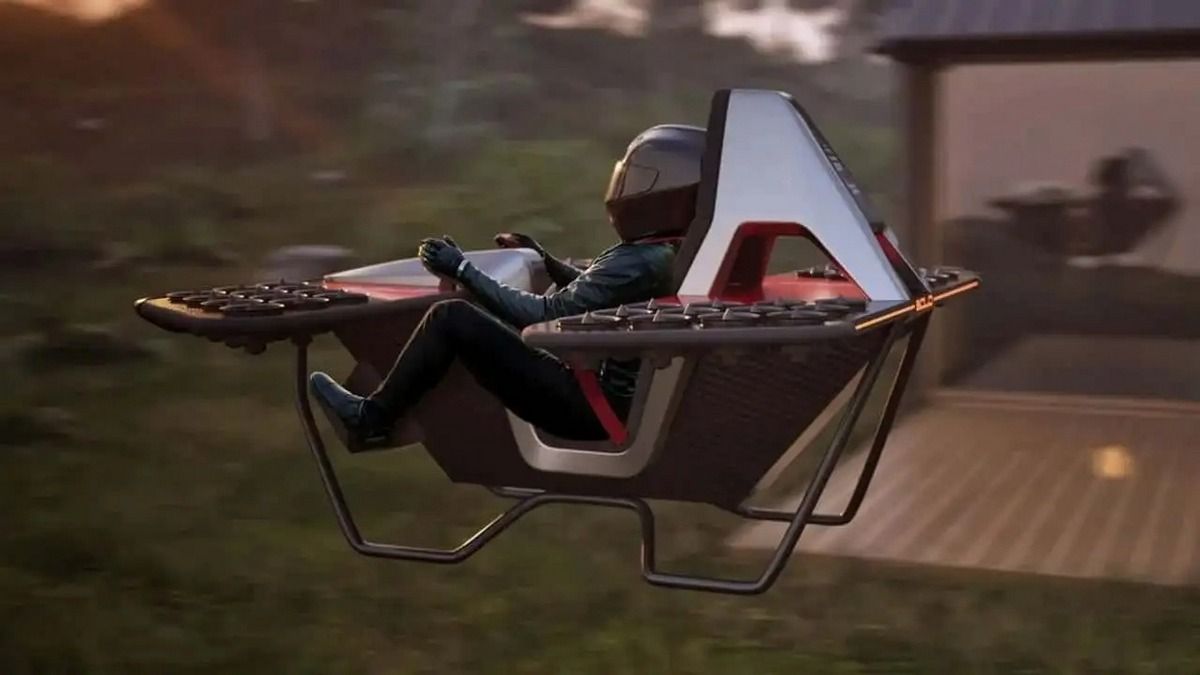 Персональный eVTOL без пропеллеров для частных полетов Персональный eVTOL без пропеллеров для частных полетов