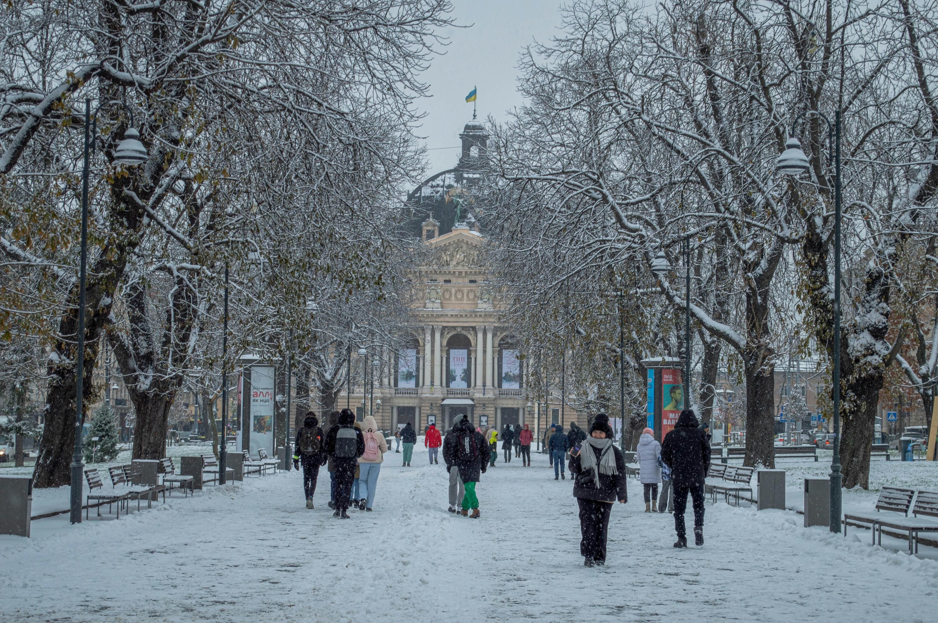 На Львів суне потужний снігопад: коли почнеться та про що попередила влада - 24 Канал На Львів суне потужний снігопад: коли почнеться та про що попередила влада - 24 Канал