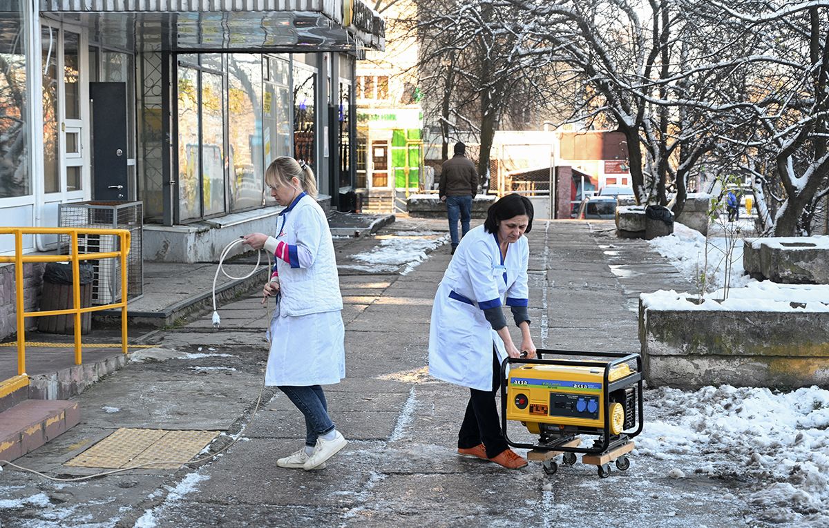 Отключение света в Украине