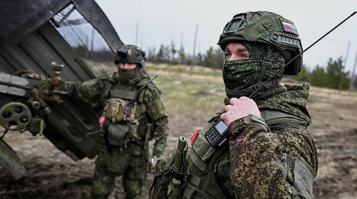 Российские оккупанты на фронте