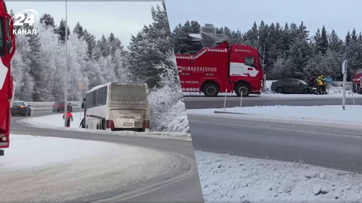 Аварія з українцями у Фінляндії - 24 Канал Аварія з українцями у Фінляндії - 24 Канал