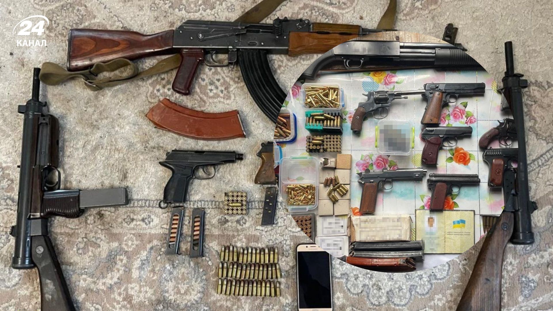 В Україні викрили злочинне угруповання, яке хотіло збути велику партію "трофейної" зброї - 24 Канал