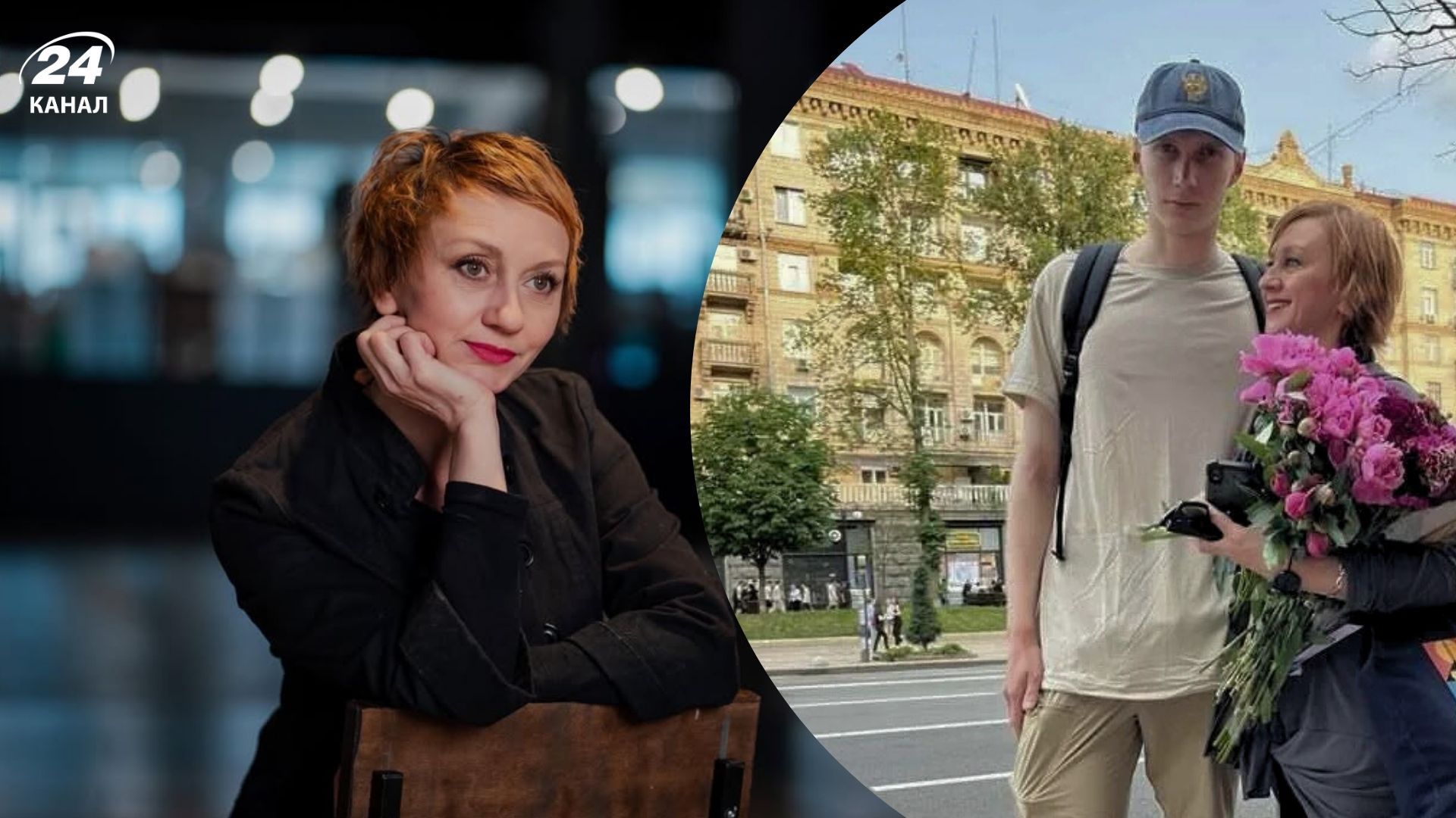 Римма Зюбіна з сином Римма Зюбіна з сином