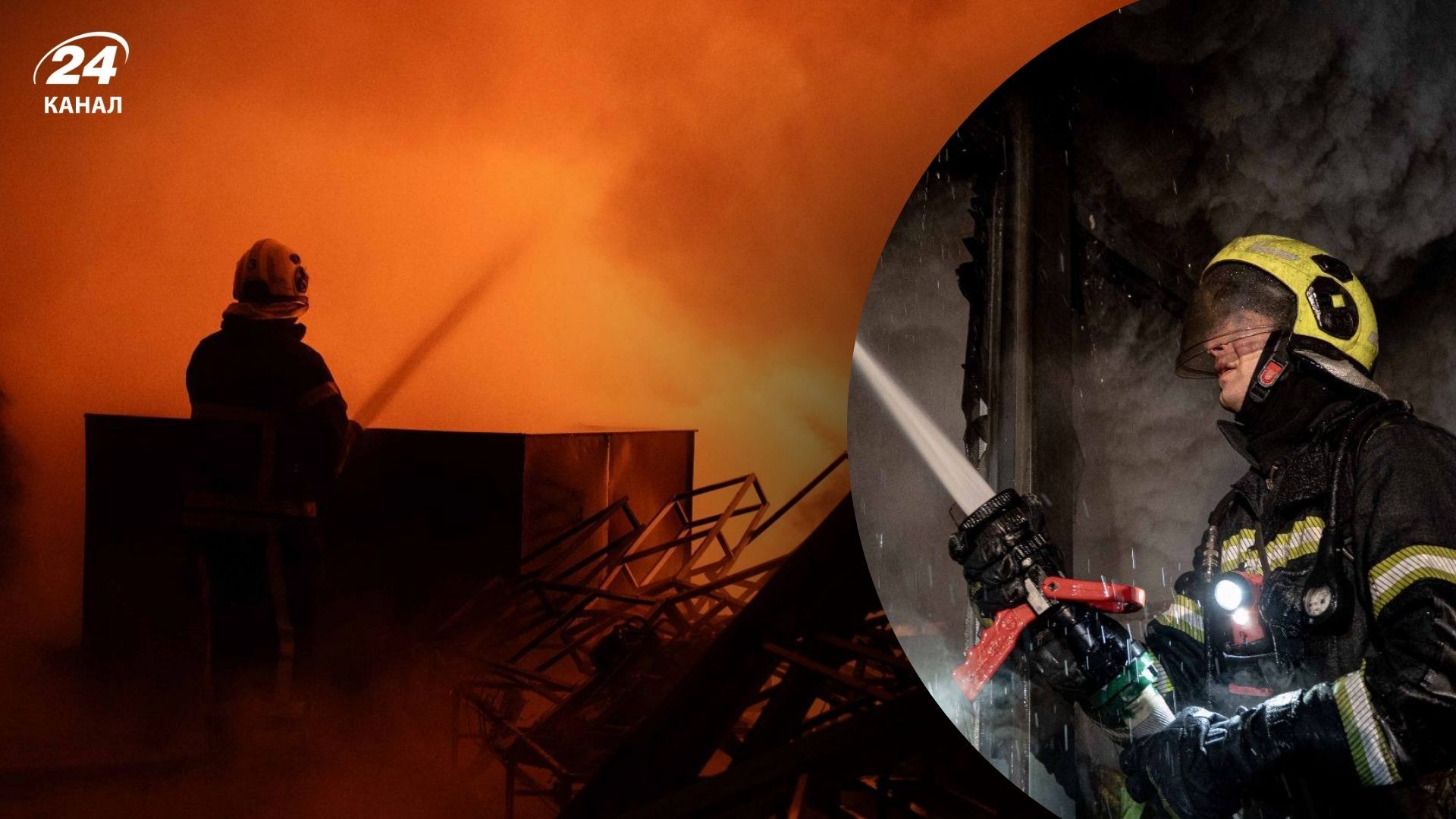 У Києві на Оболоні пожежа охопила ринок - 24 Канал