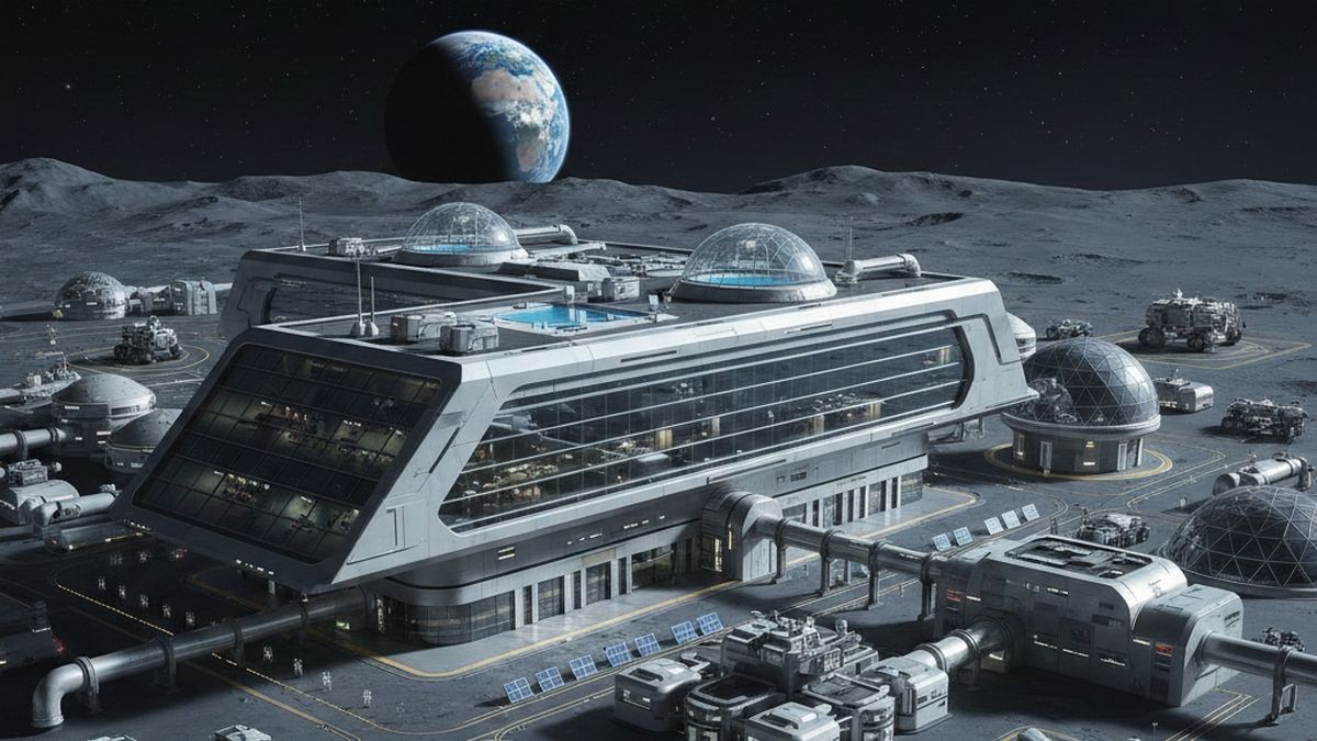 Будущее туризма – это отель на Луне от американской компании Будущее туризма – это отель на Луне от американской компании