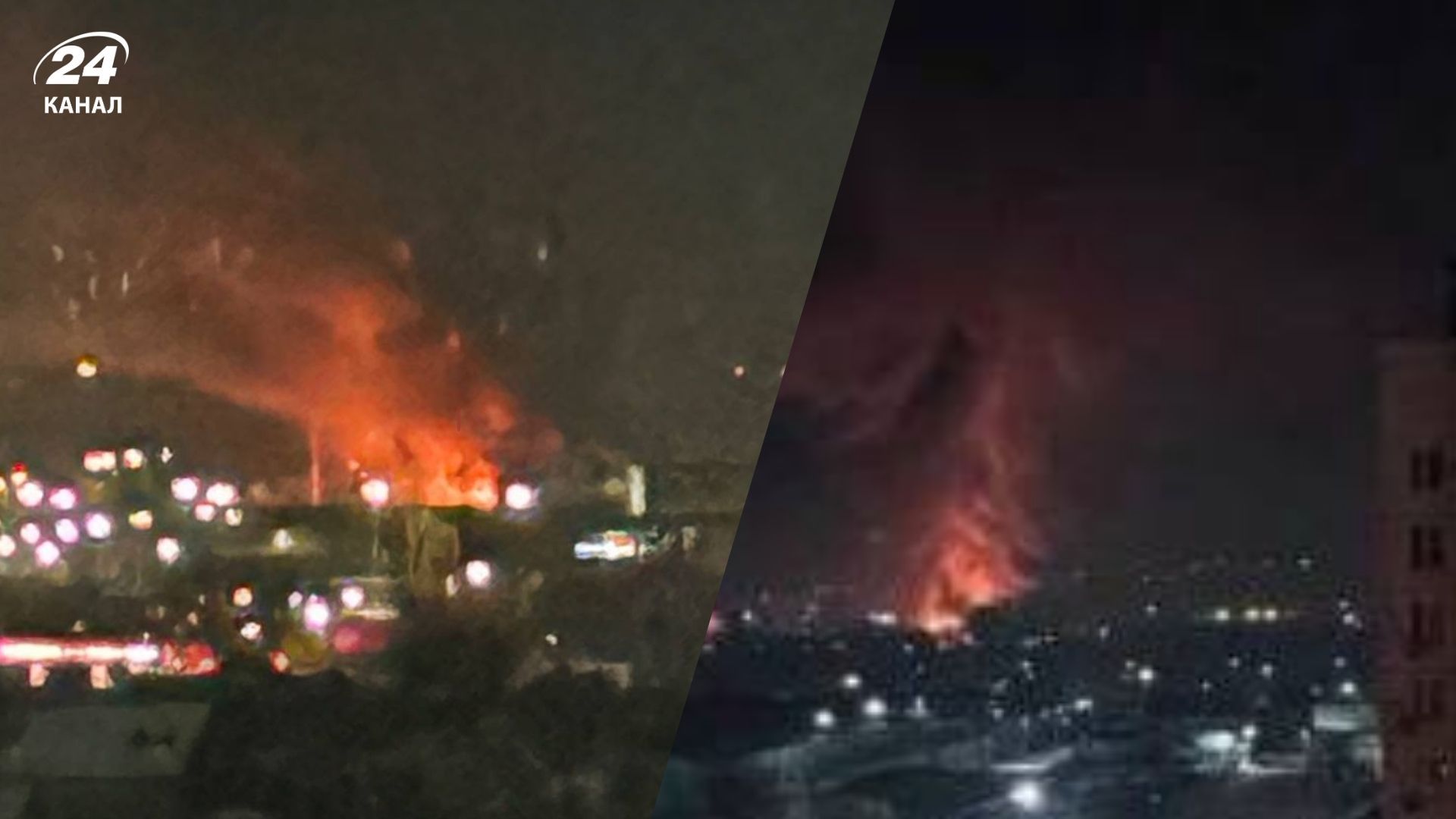 В Ростове поражены резервуары нефтепродуктов: пожар становится все более масштабным - 24 Канал