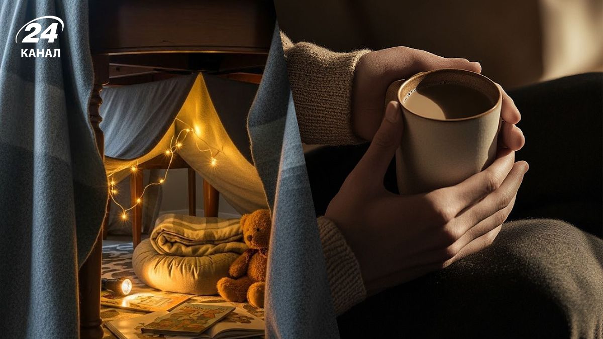 Як зігрітися при відключеннях світла - лайфхак з халабудою