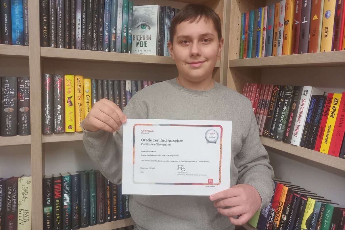13-летний украинец стал самым молодым сертифицированным специалистом Oracle в Европе - Техно