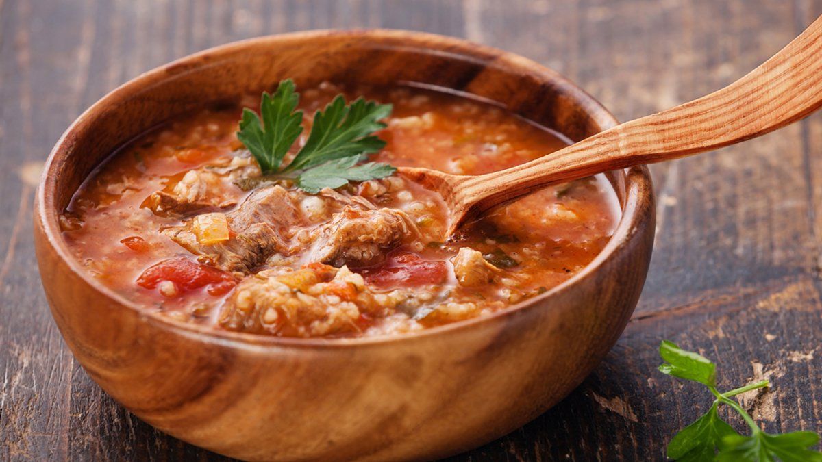 Смачний та ситний суп харчо Смачний та ситний суп харчо