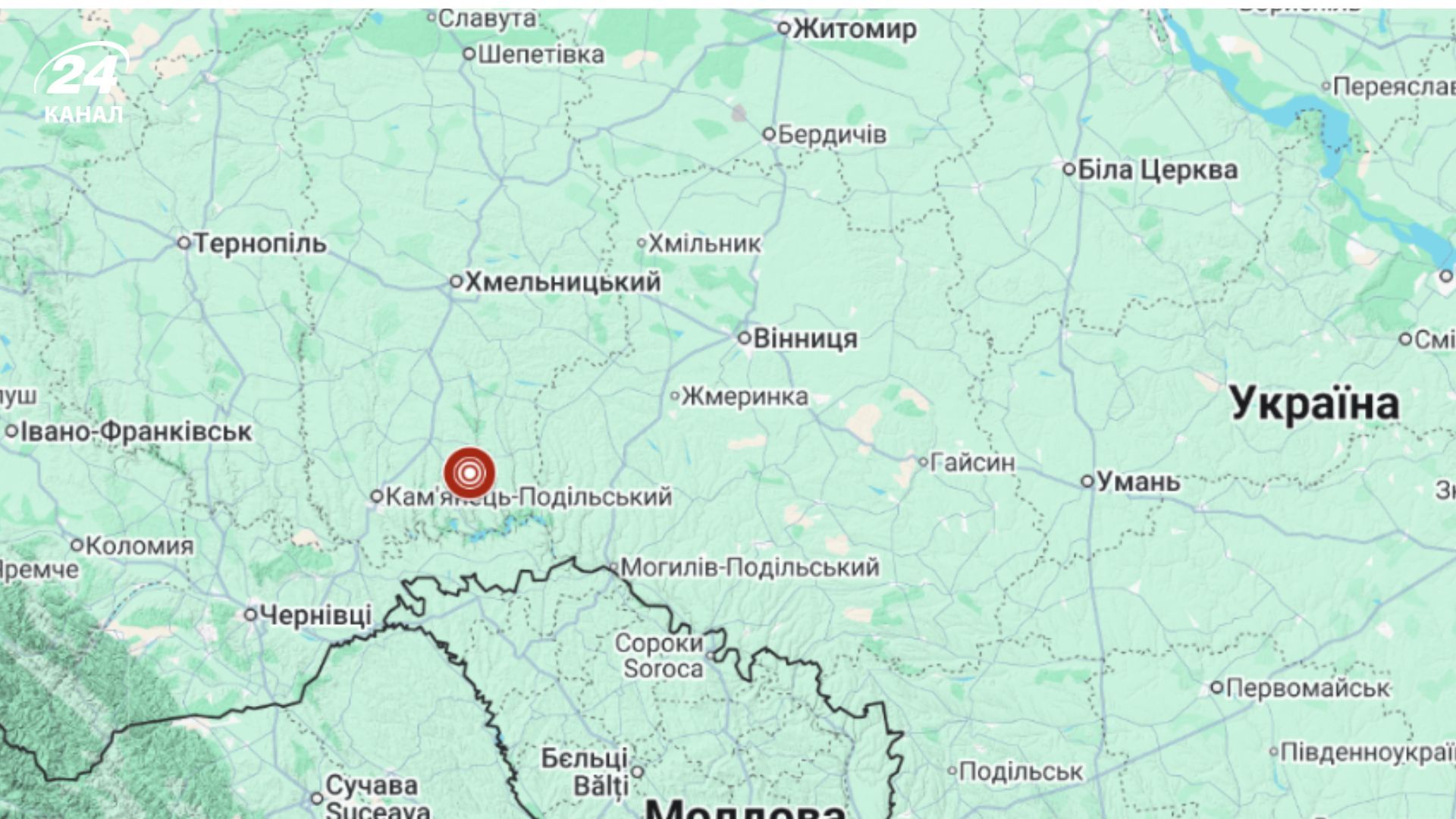 На Хмельниччині зафіксували землетрус На Хмельниччині зафіксували землетрус