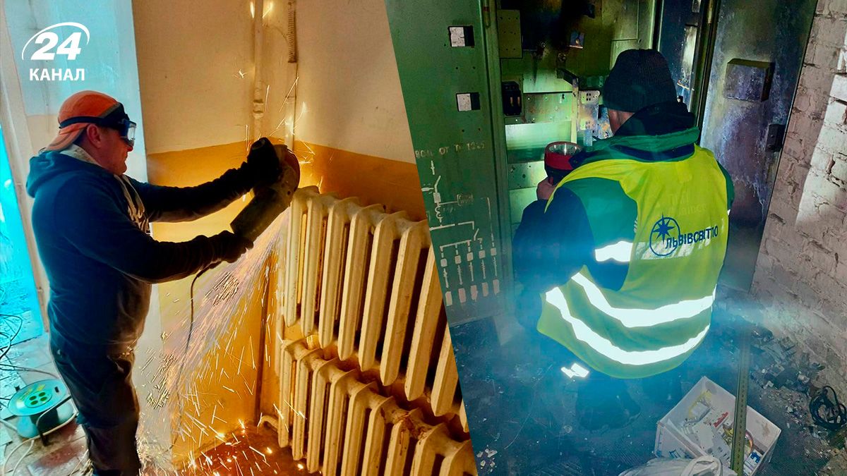 Львівські комунальники у Києві допомагають ліквідовувати наслідки обстрілів - 24 Канал