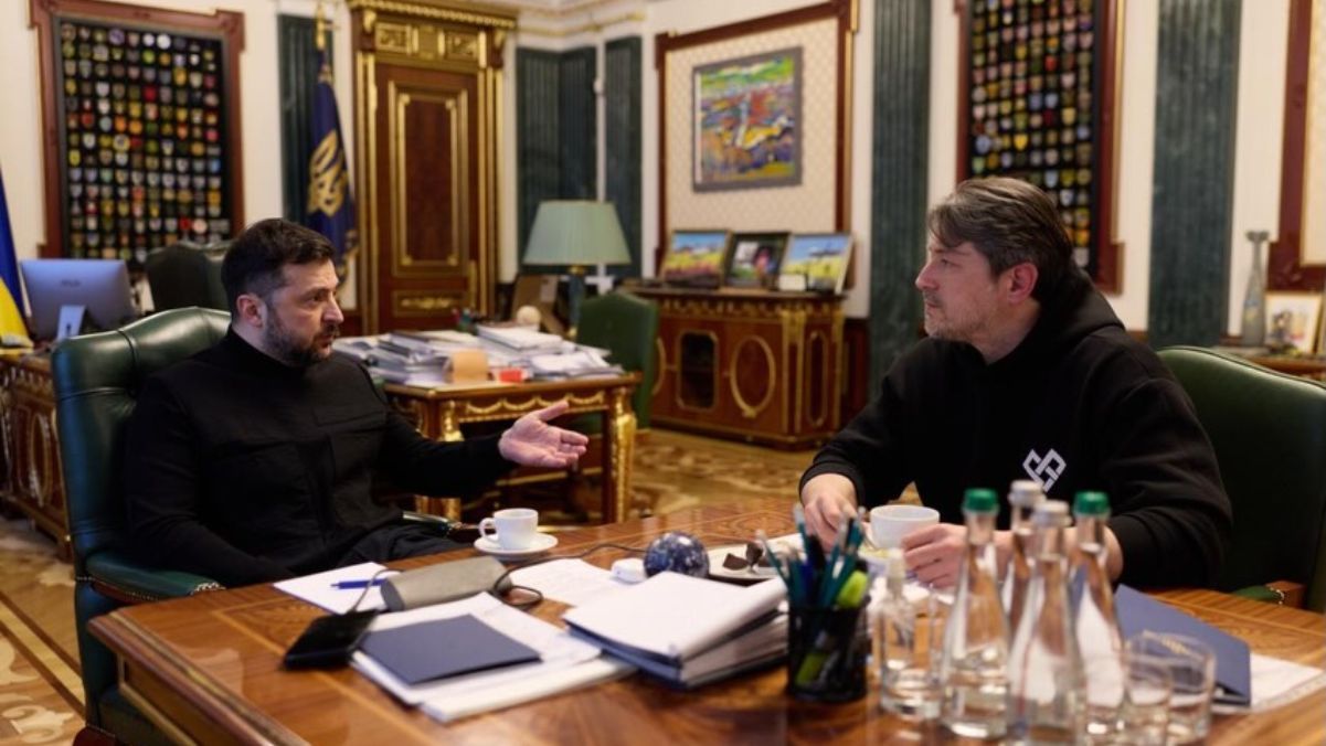 Володимир Зеленський та Сергій Притула Володимир Зеленський та Сергій Притула