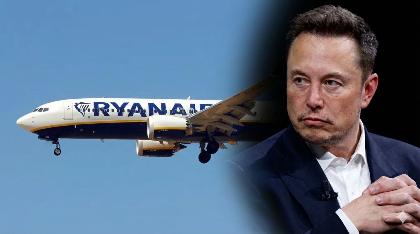 Маск и Ryanair обменялись оскорблениями через интернет на борту