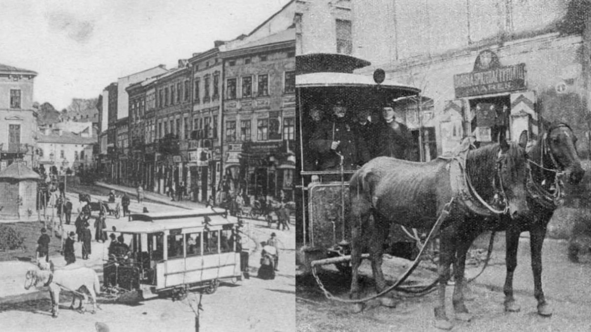 Наприкінці XIX у Львові діяв кінний трамвай