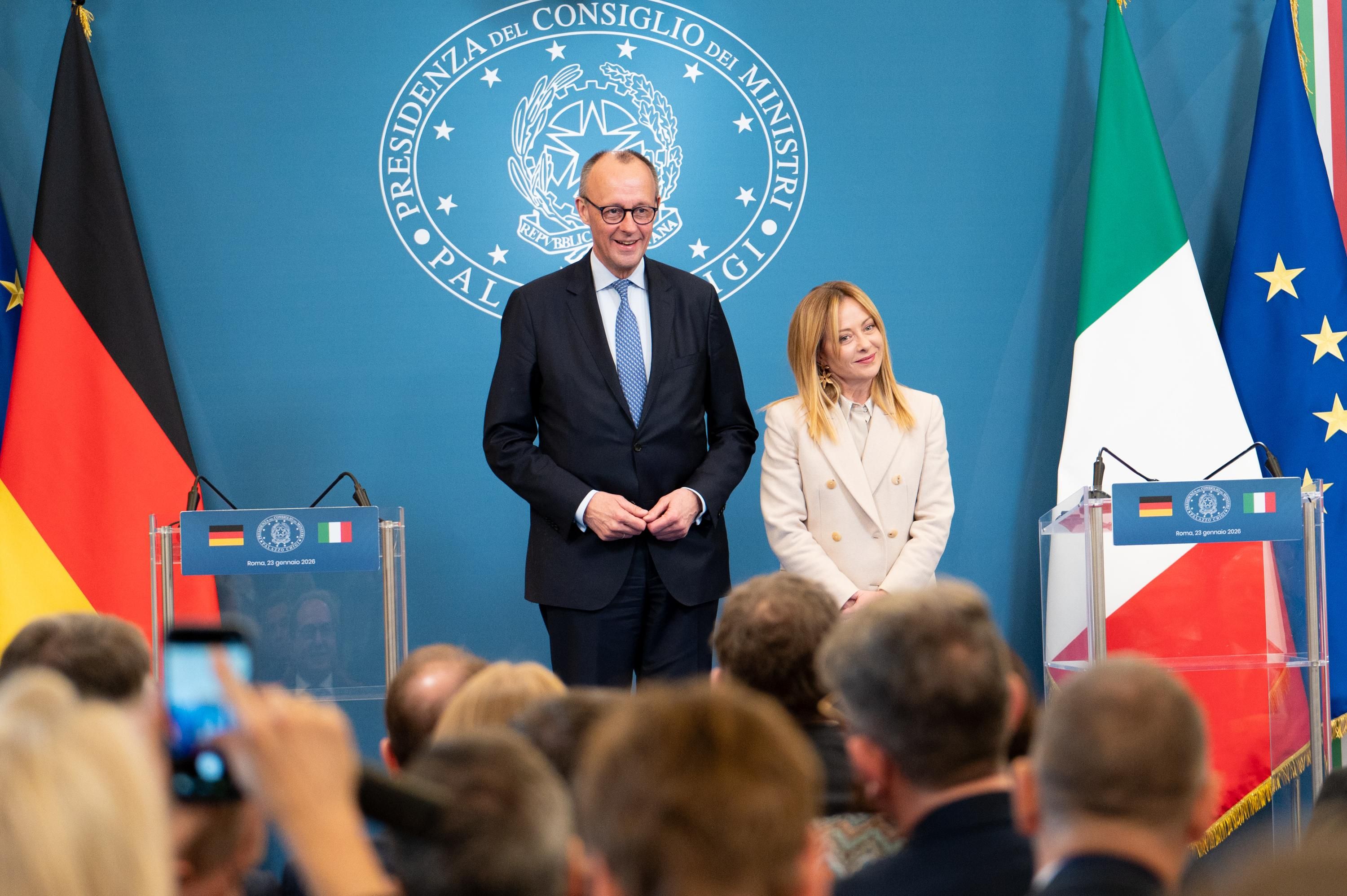 Мерц и Мелони объединились ради Европы Мерц и Мелони объединились ради Европы